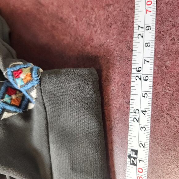 Savannah Jane Womens Dress Size 3X Embroidered Tribal Western Tiered Cowgirl - Picture 7 of 12